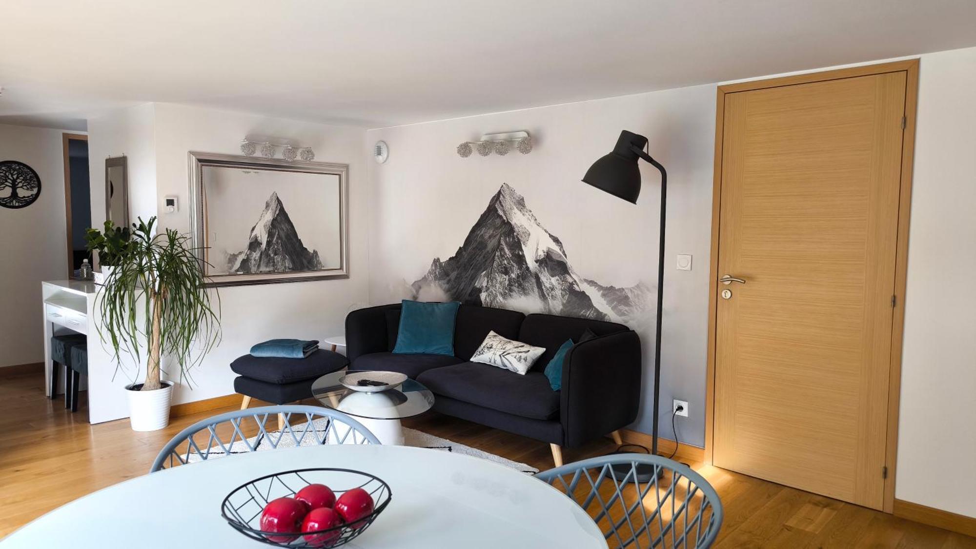 Tres Bel Appartement Avec Vue Sur Les Montagnes 圣伊米耶 外观 照片