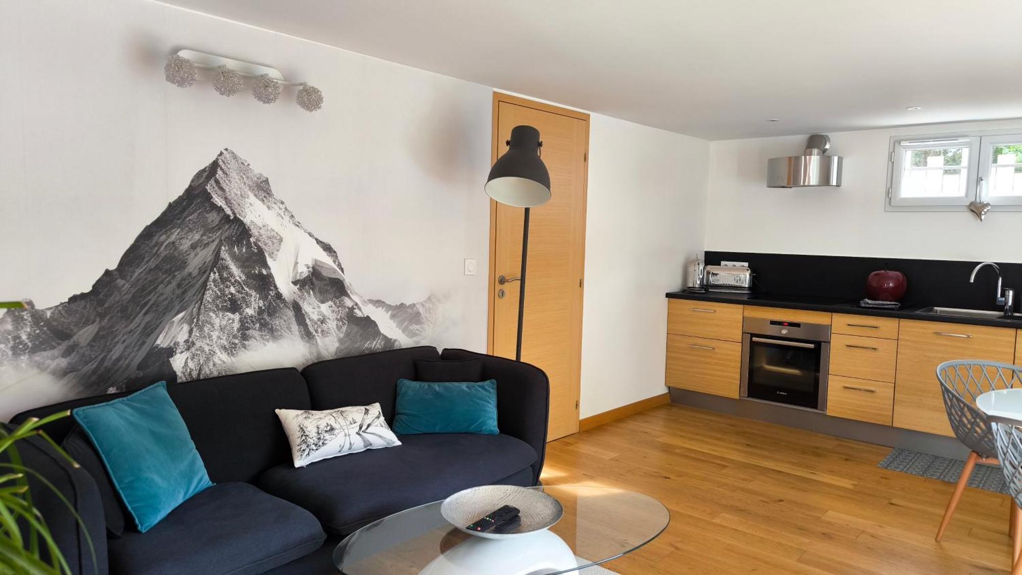 Tres Bel Appartement Avec Vue Sur Les Montagnes 圣伊米耶 外观 照片